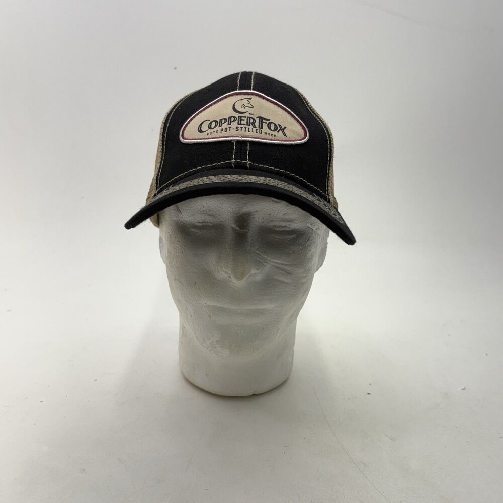 Copper Fox Distillery Hat Pot Stilled 2005 Trucker Cap Virginia Whiskey Otto